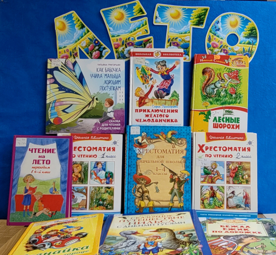 Выставка-навигатор «Книжная эстафета солнечного лета»